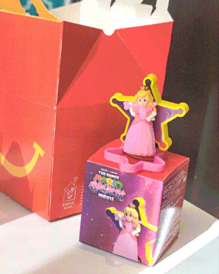 princess peach happy meal toy